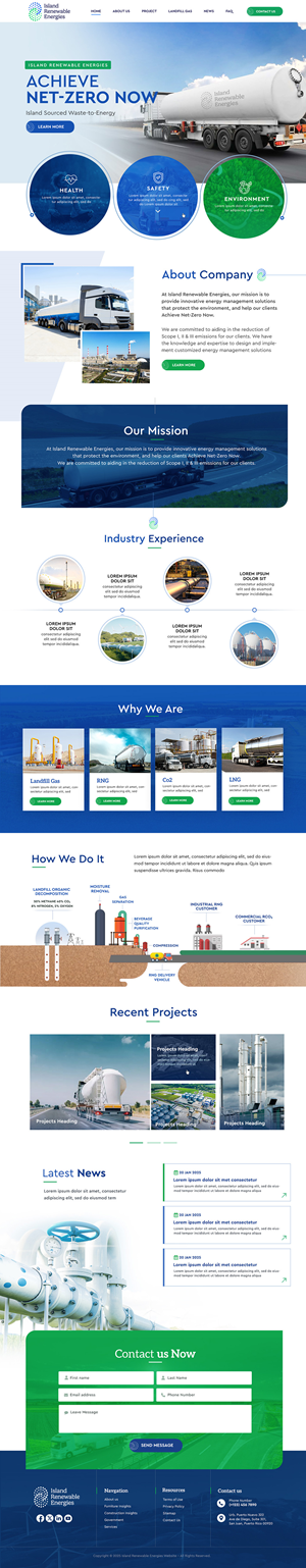 Web Design by Blue Sparrow for this project | Design: #34918784