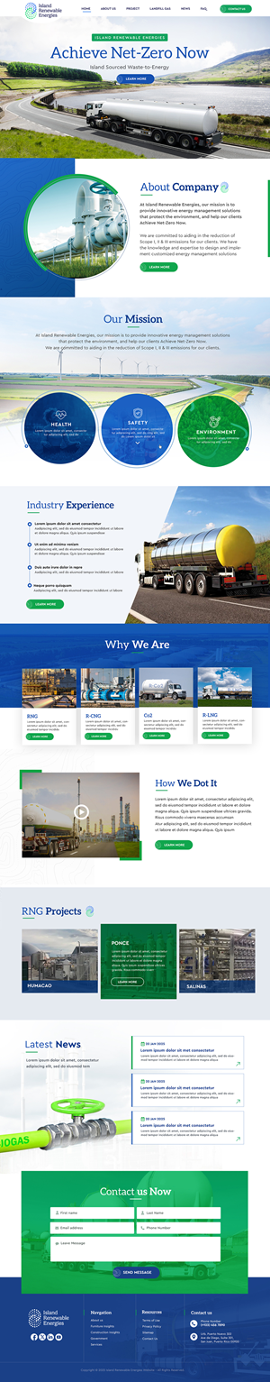 Web Design by Blue Sparrow for this project | Design: #34918795