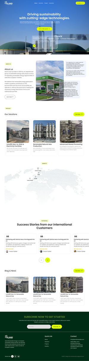 Diseño Web por Andre Swaby Creative Studio para este proyecto | Diseño: #34914171