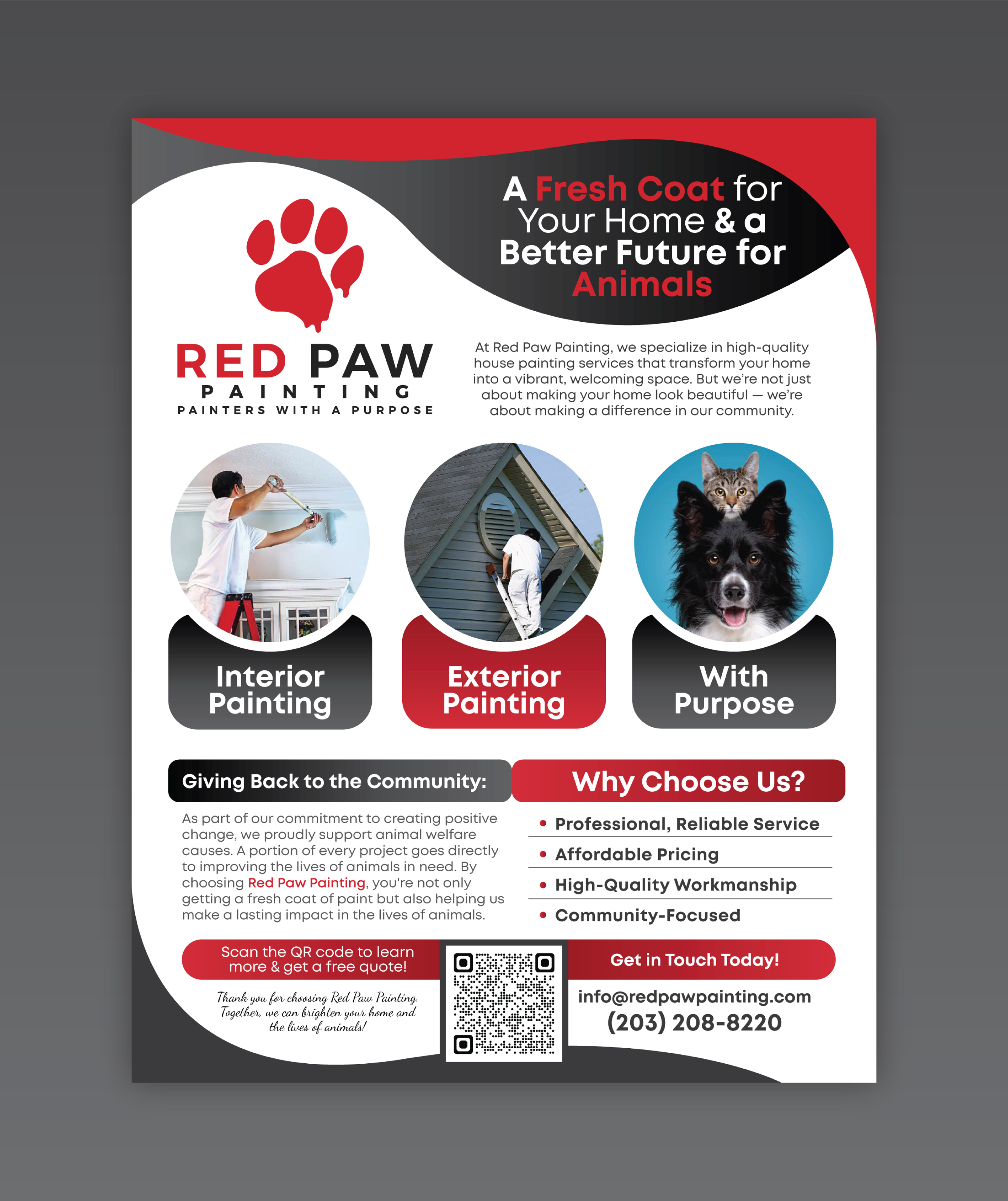 Flyer Design by Impressive Designs for exterior advantage | Design #34909106