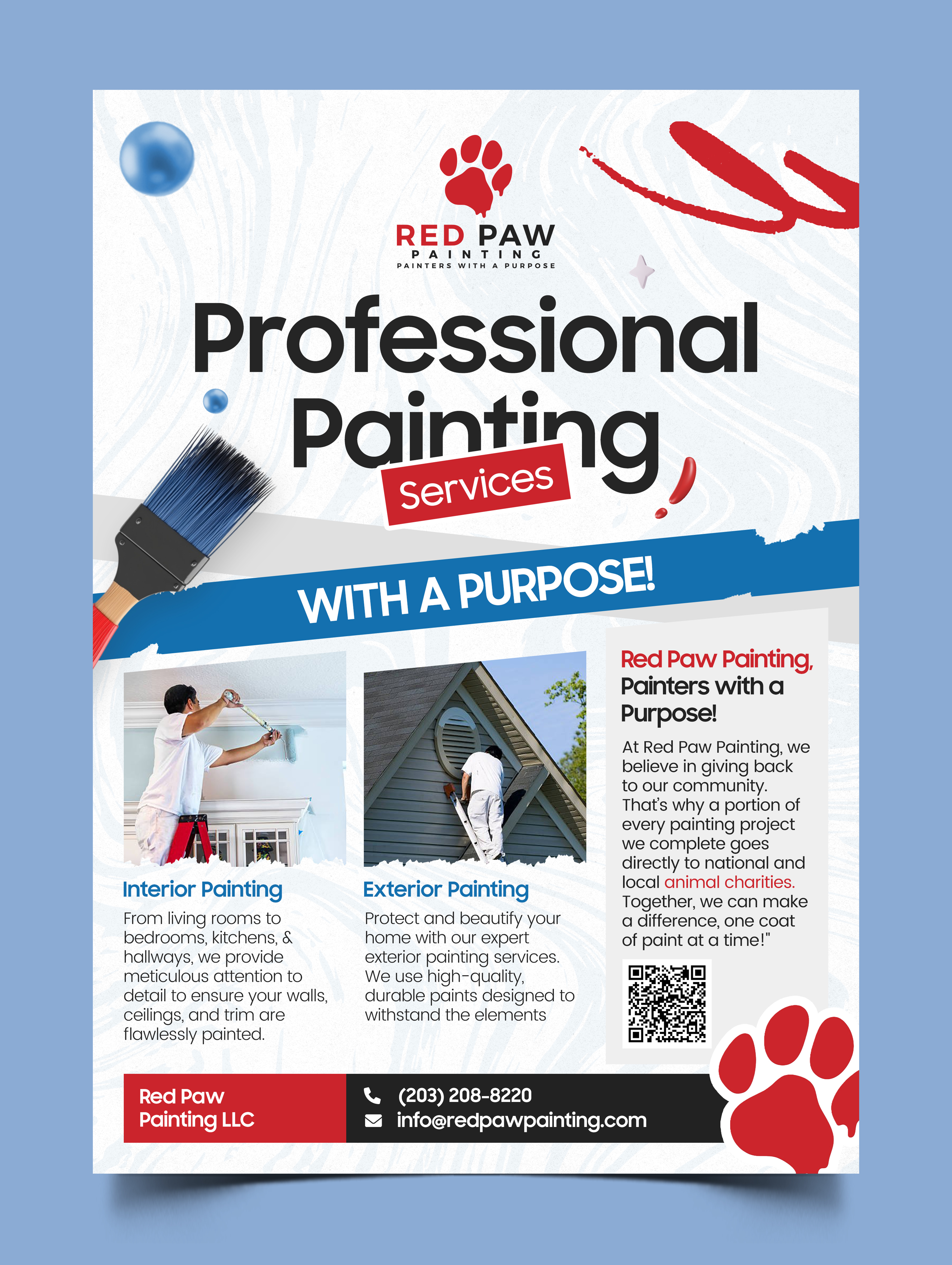 Flyer Design by Graphic Guy for exterior advantage | Design #34909017