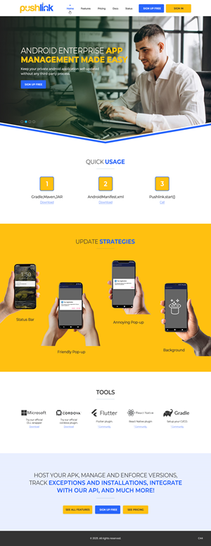 Web Design par pb pour PushLink | Design #34911336