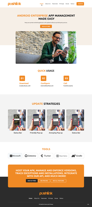 Web Design by pb for PushLink | Design: #34911337