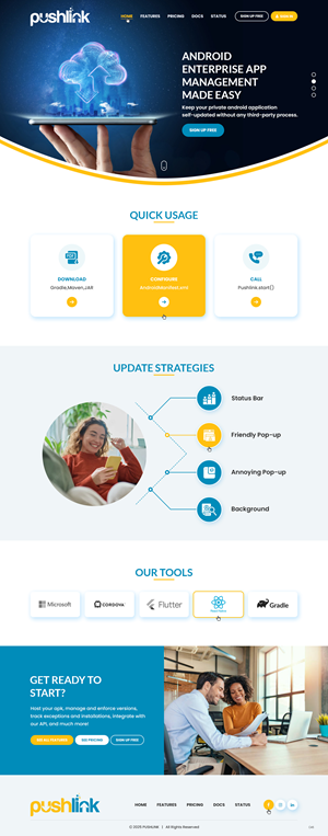 Web Design by pb for PushLink | Design: #34911338