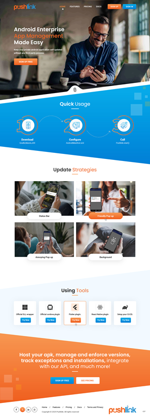 Web Design by pb for PushLink | Design: #34911340