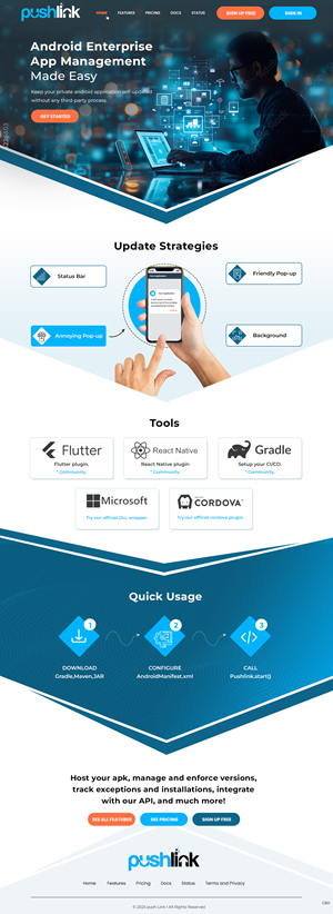 Web Design by pb for PushLink | Design: #34911345
