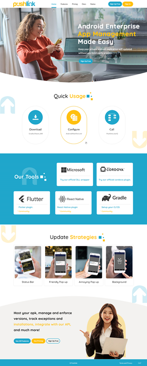 Web Design by pb for PushLink | Design: #34911346