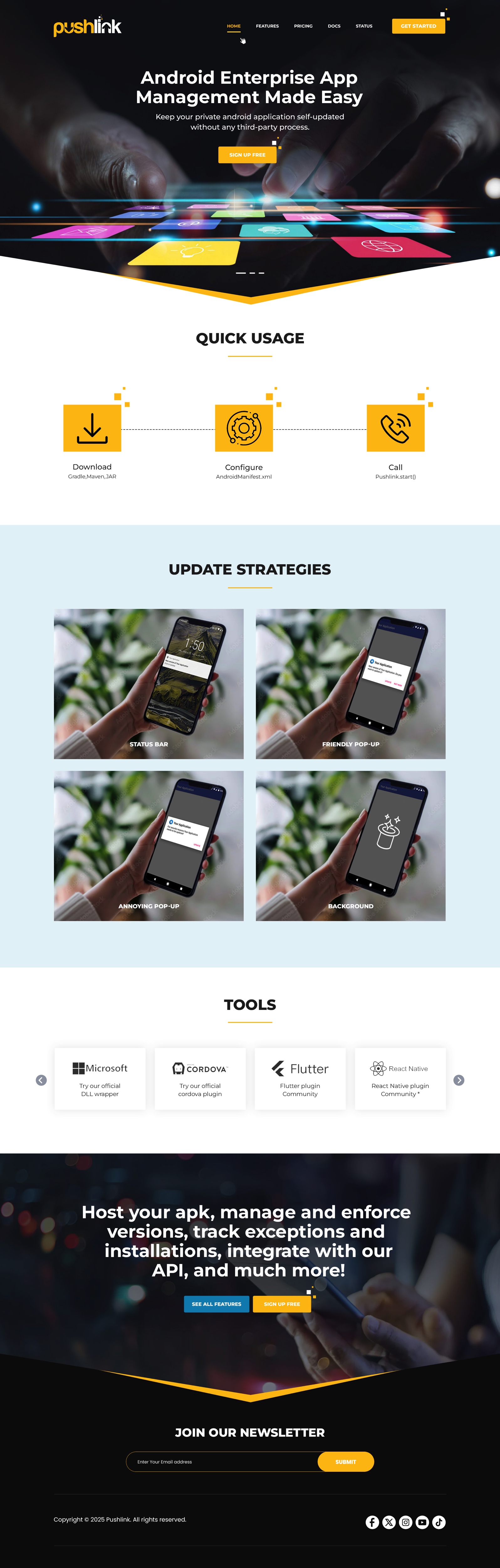 Web Design by pb for PushLink | Design #34911350
