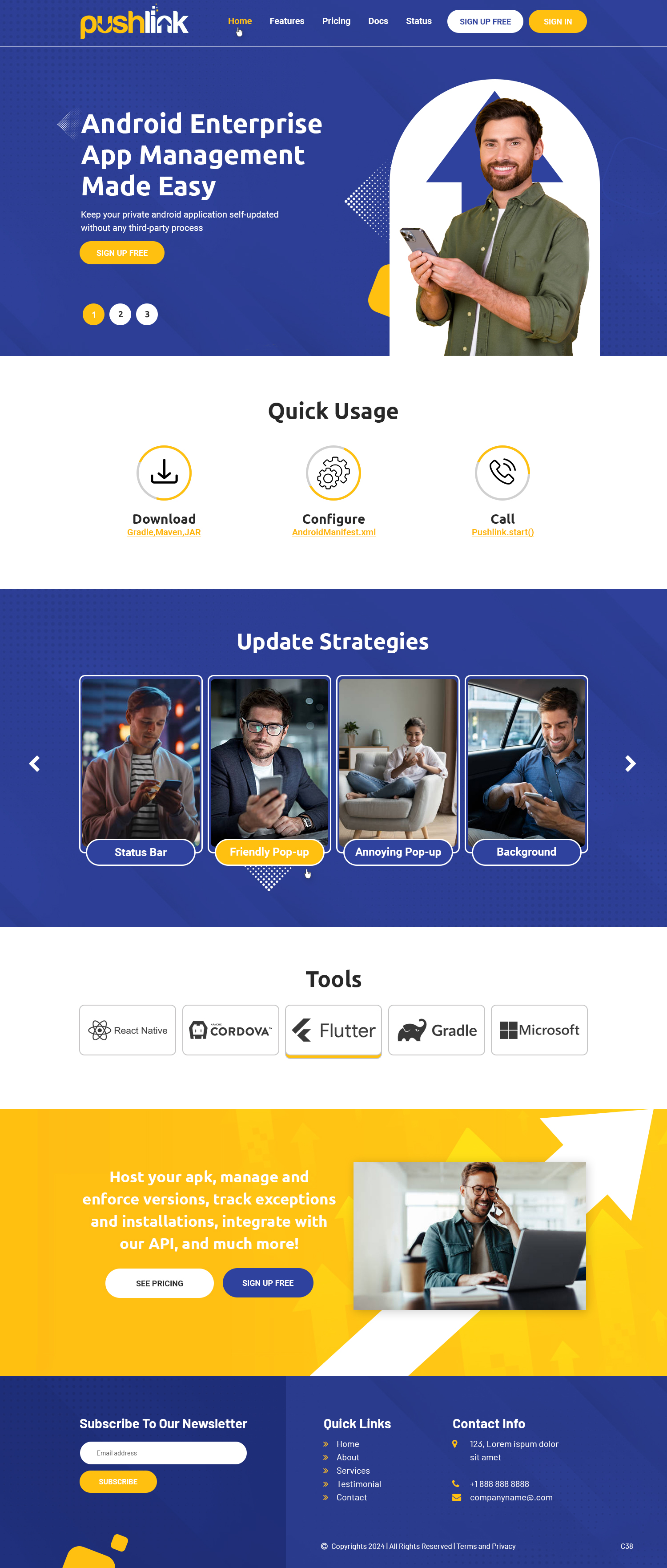 Web Design by pb for PushLink | Design #34911356