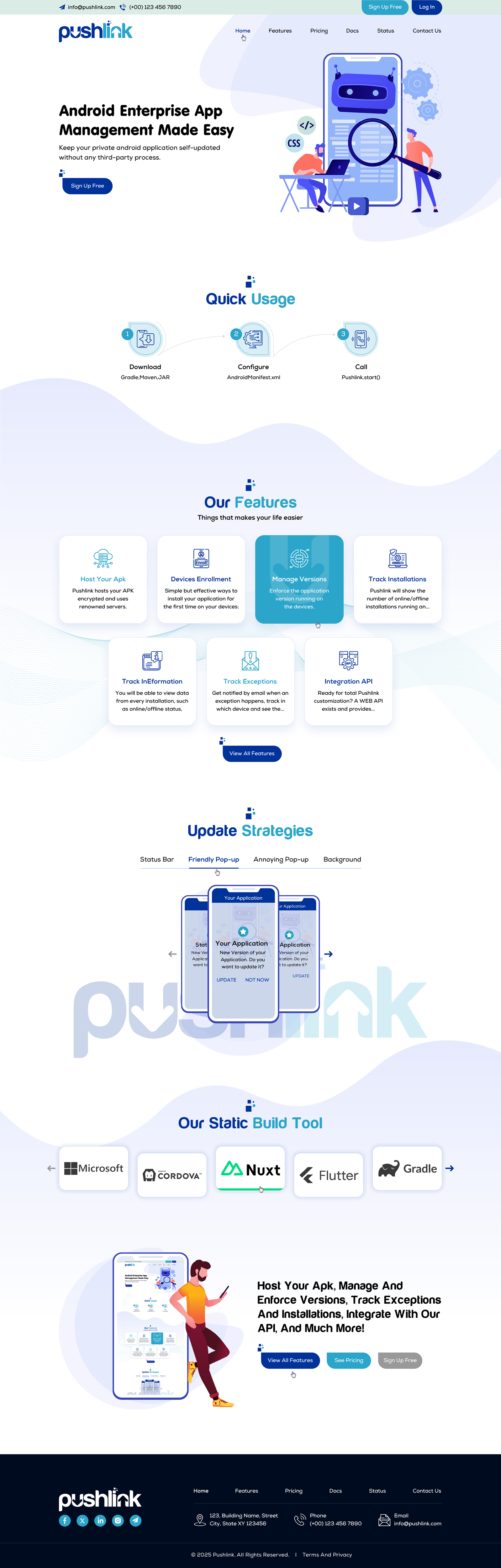 Web Design by Sbss for PushLink | Design #34910217