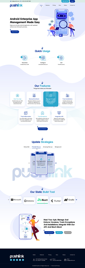 Web Design by Sbss for PushLink | Design: #34910217