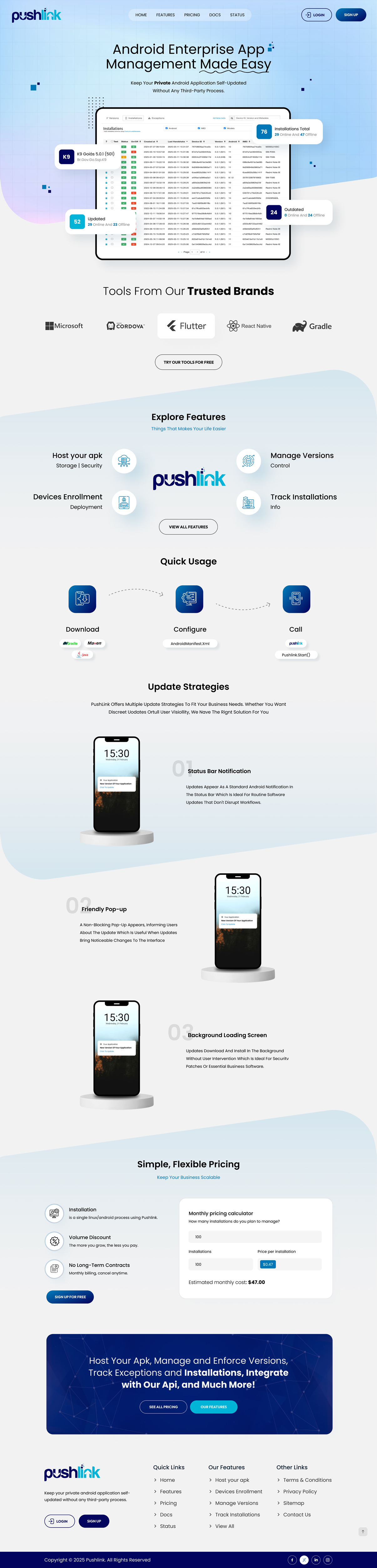 Web Design by Sbss for PushLink | Design: #34923822