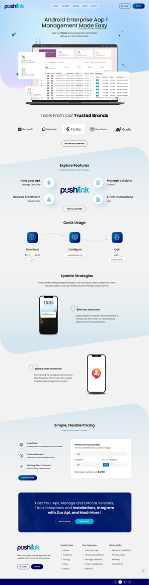 Web Design par Sbss pour PushLink | Design : #34955017