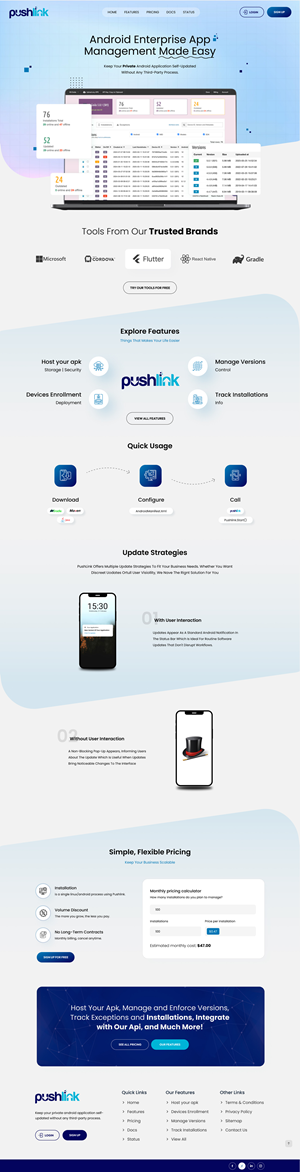 Web Design par Sbss pour PushLink | Design : #34955018