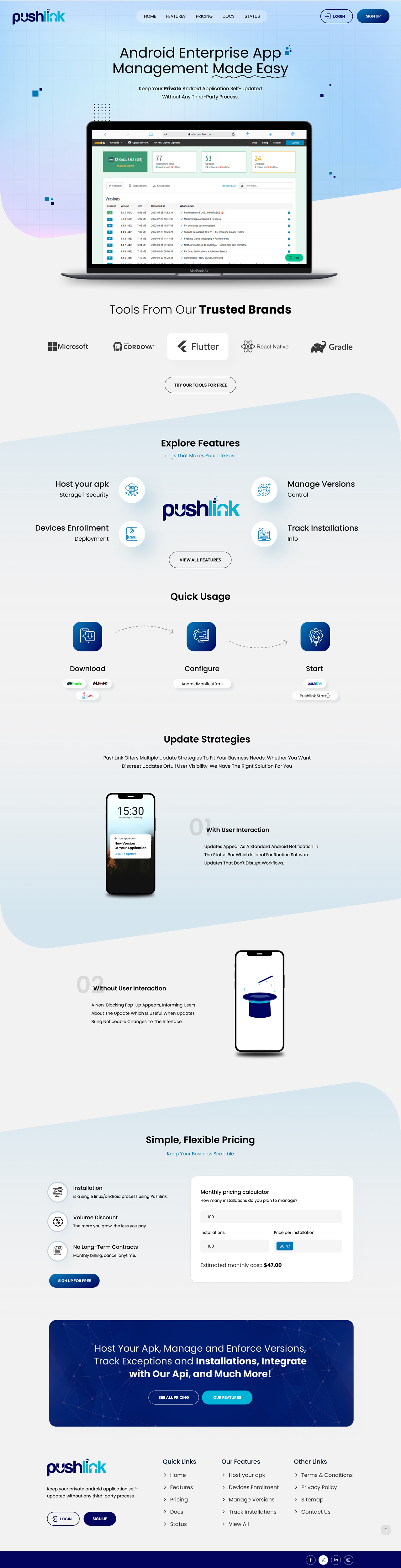 Web Design by Sbss for PushLink | Design #34977367