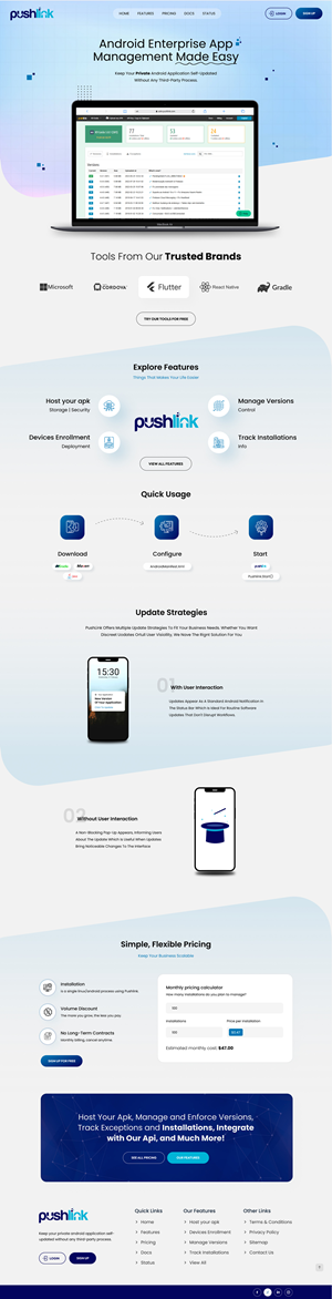 Web Design par Sbss pour PushLink | Design : #34977367