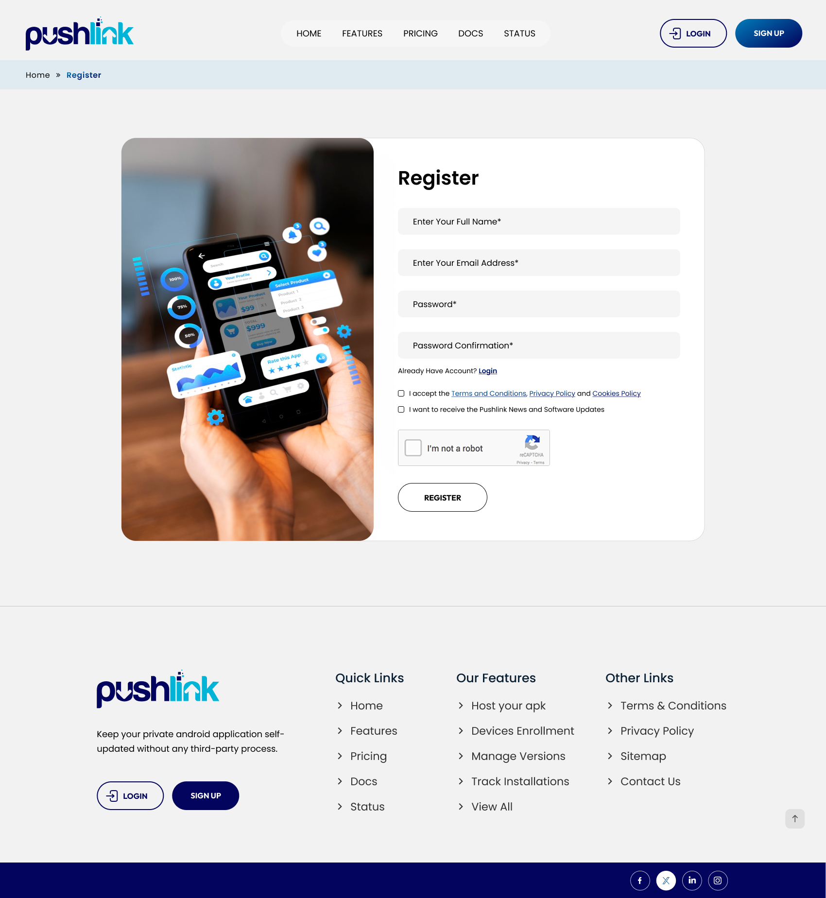 Web Design by Sbss for PushLink | Design #34984522