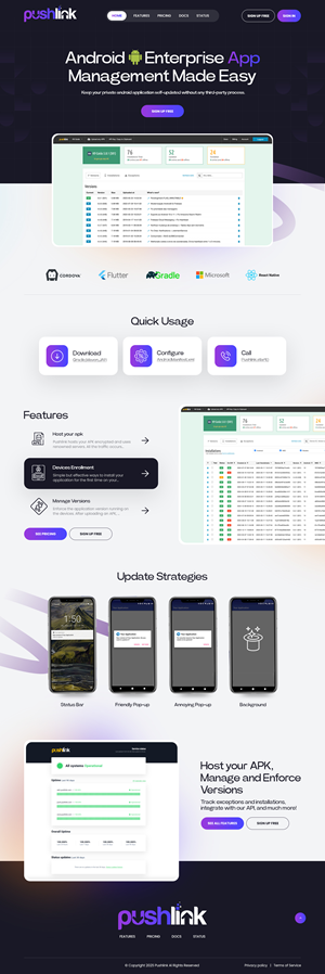 Web Design by nzdesigners for PushLink | Design: #34922215