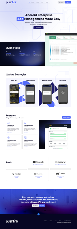 Web Design by NZ Creatives for PushLink | Design: #34922216