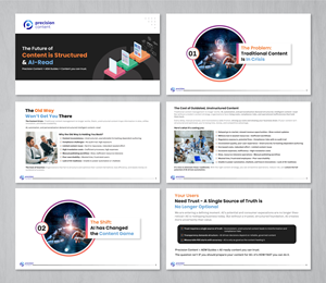 PowerPoint Design by artbitin for Precision Content Authoring Solutions | Design: #34907449