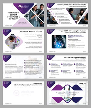 PowerPoint Design by pb for Precision Content Authoring Solutions | Design: #34918819