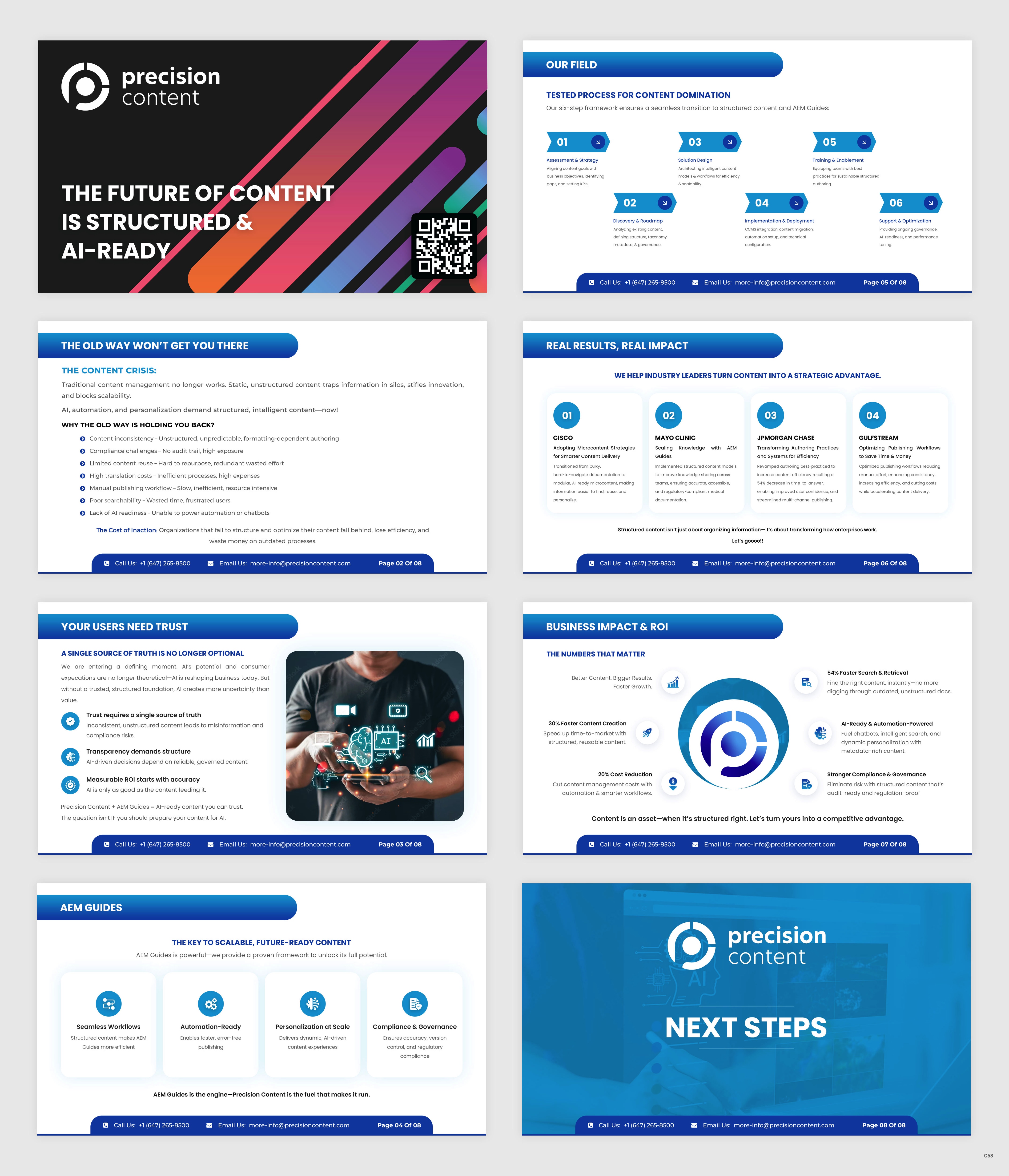 PowerPoint Design by pb for Precision Content Authoring Solutions | Design #34918826