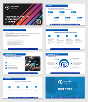 PowerPoint Design by pb for Precision Content Authoring Solutions | Design: #34918826