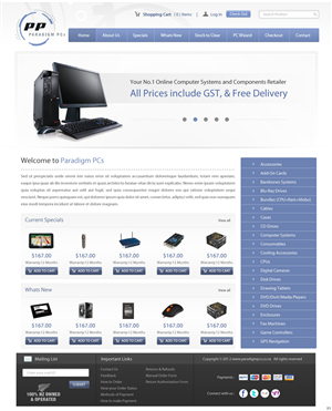 Web-Design von pb für dieses Projekt | Design: #766694