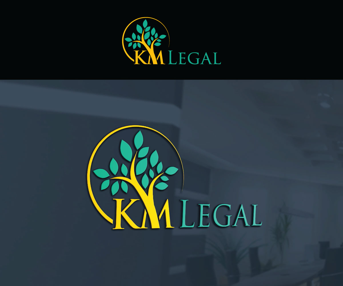 Logo Design by Luckey yaari for KM Legal | Design #34915975