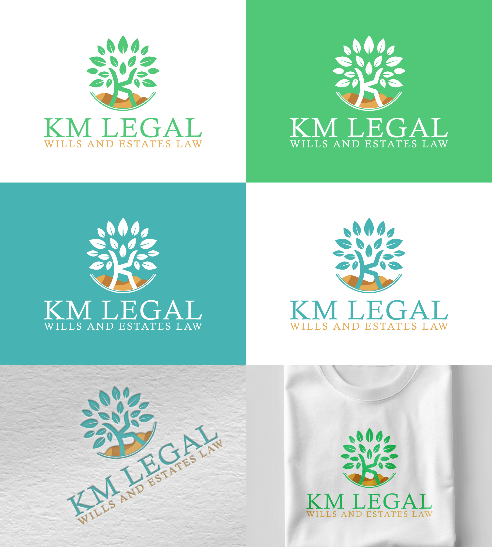 Diseño de Logo por Designerrasedul para KM Legal | Diseño #34915465