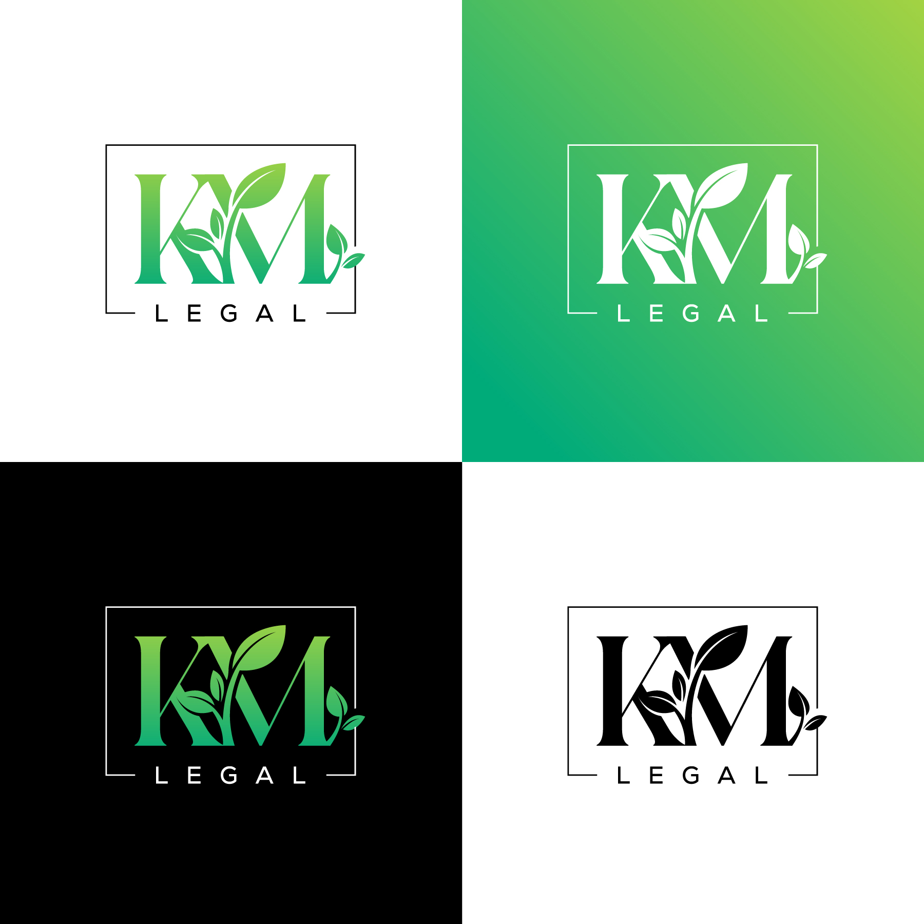 Diseño de Logo por debdesign para KM Legal | Diseño #34917188