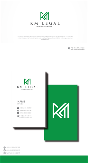Design de Logo par zebronicgraphic pour KM Legal | Design : #34909858