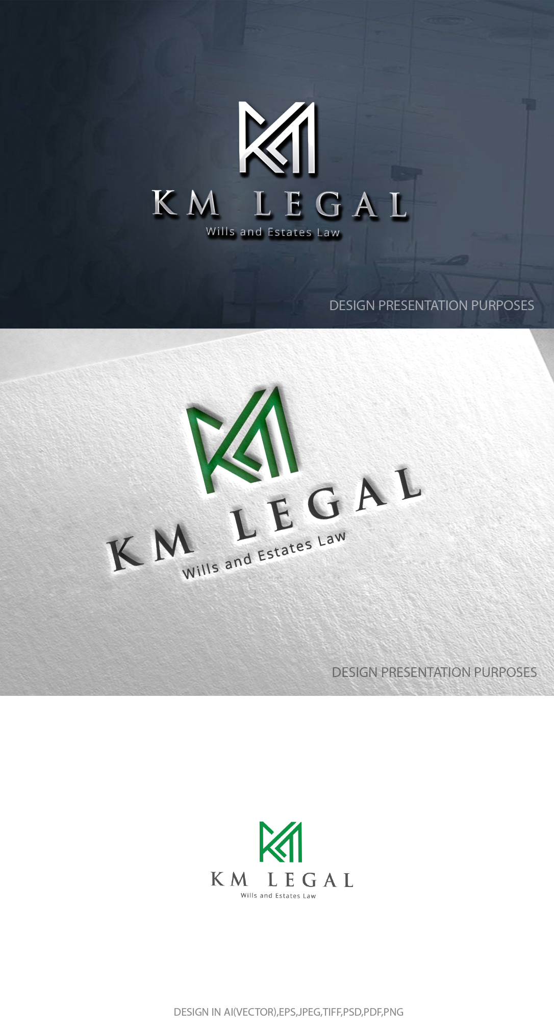 Design de Logo par zebronicgraphic pour KM Legal | Design #34909859