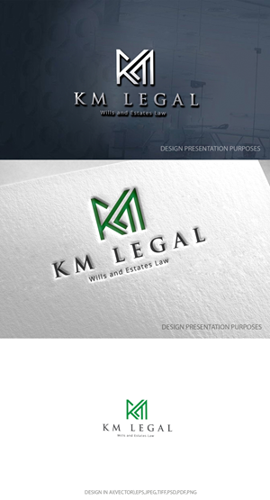 Design de Logo par zebronicgraphic pour KM Legal | Design : #34909859
