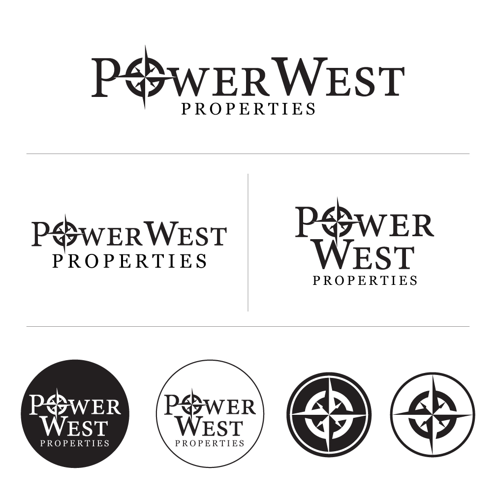 Logo Design by Franabanana for Power West Properties Inc | Design #34920832
