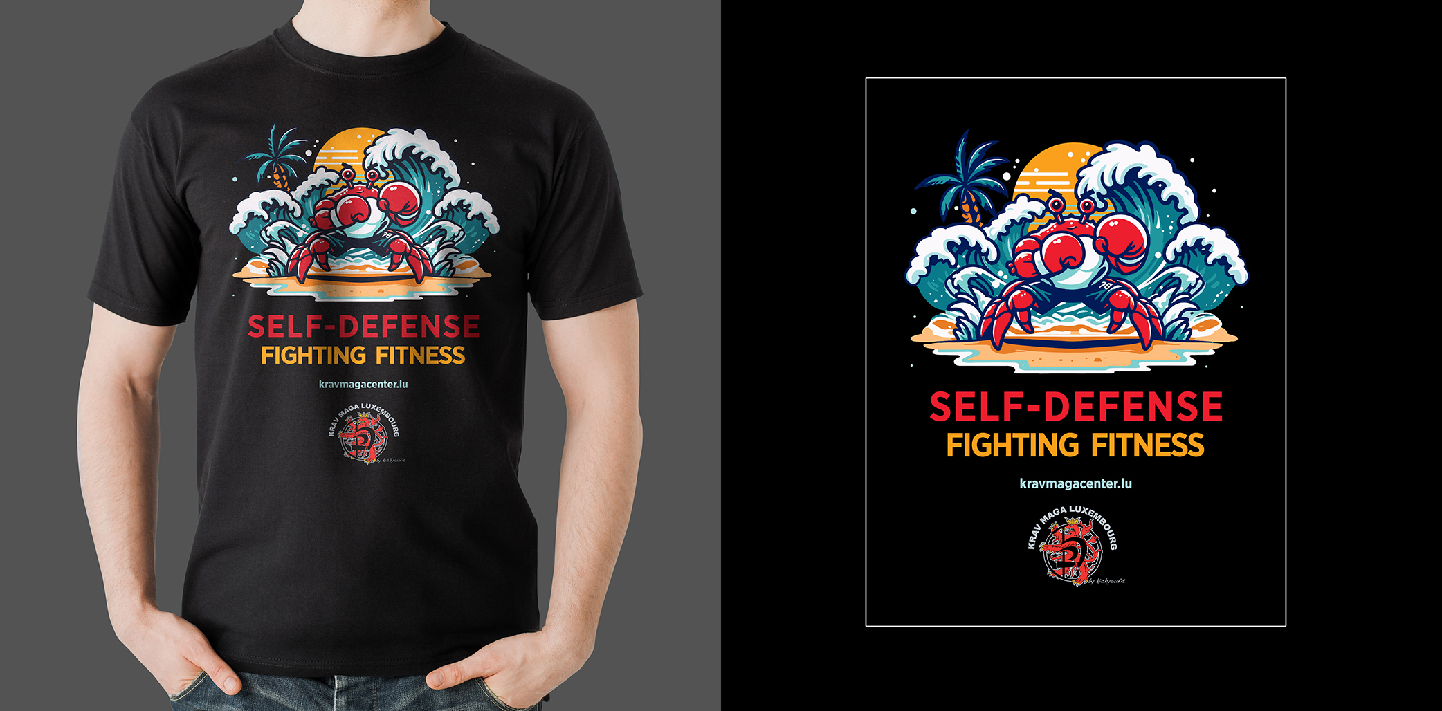 T-Shirt-Design von Pixel Rain für MJ Fitness Krav Maga Center | Design #34916318