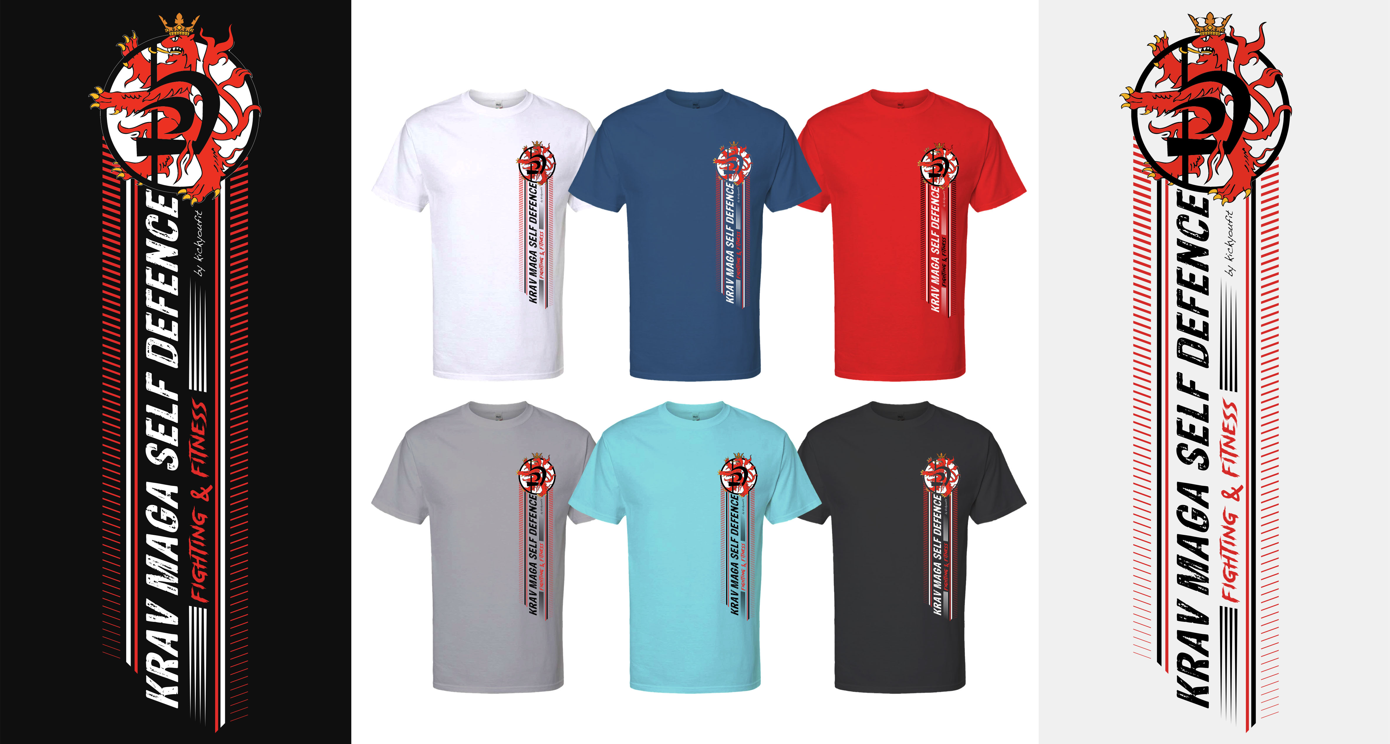 T-shirt Design by Pixel-OnFire for MJ Fitness Krav Maga Center | Design: #34956599