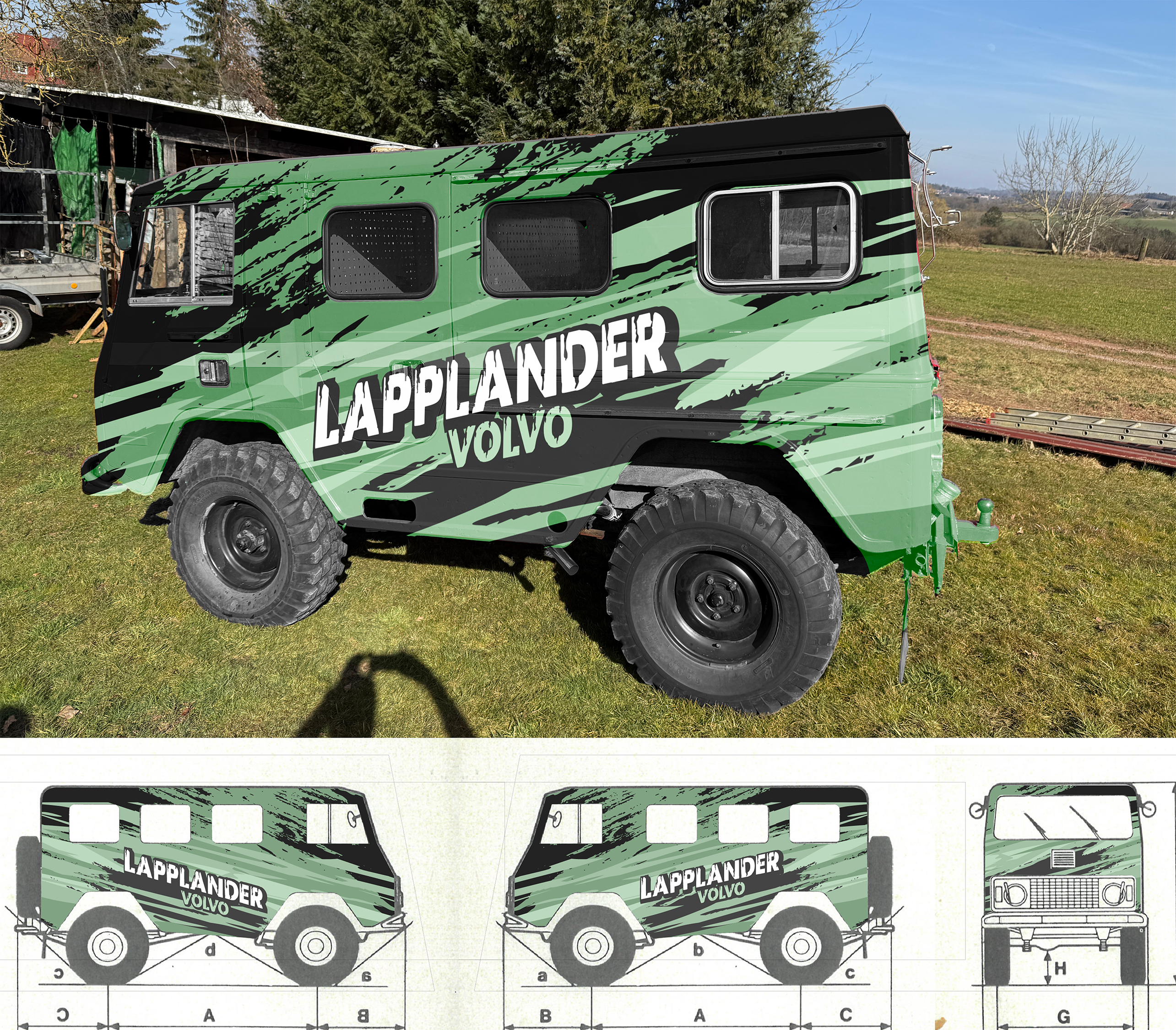 Car Wrap Design by Rickyy for Green Block Energy | Design #34929994