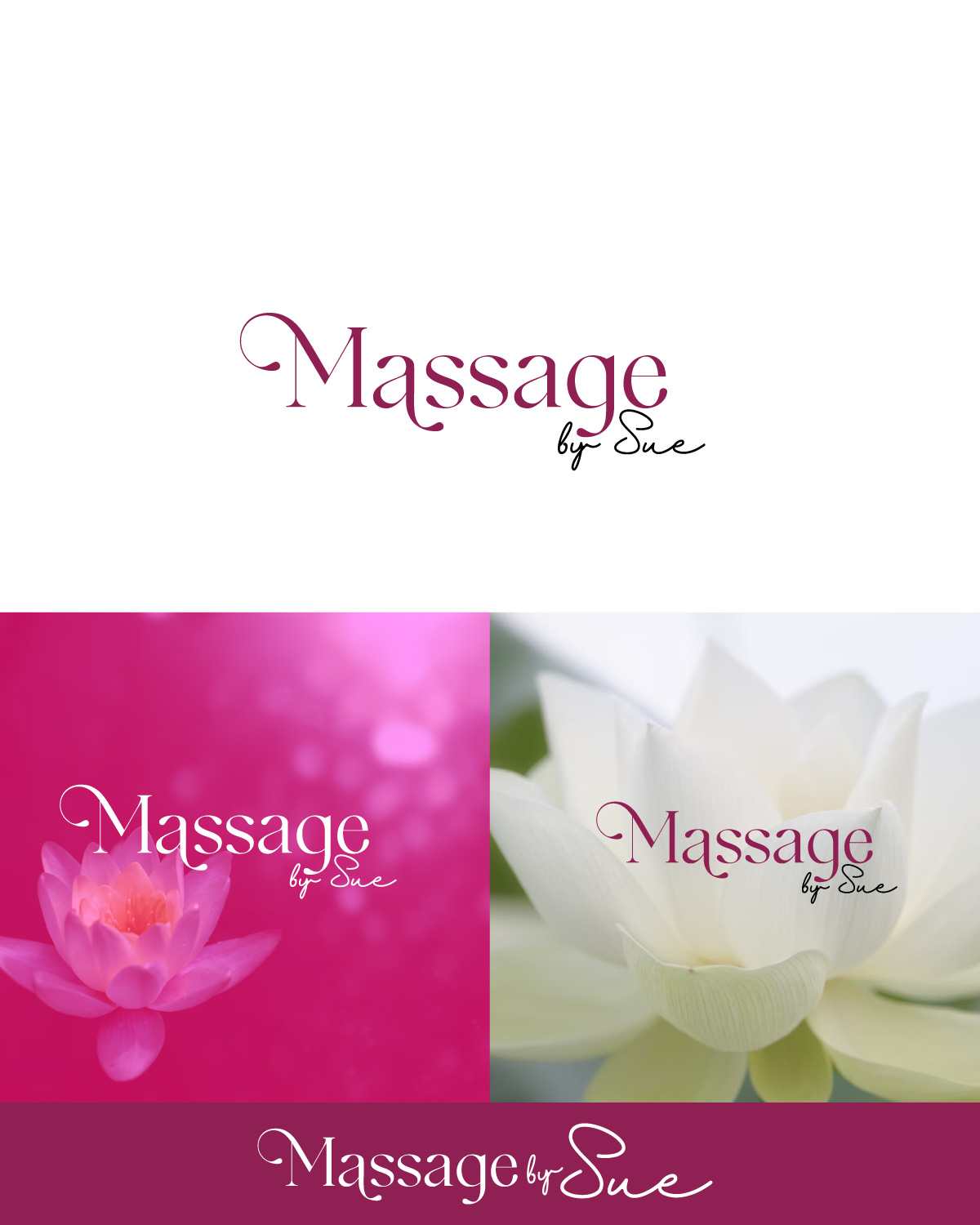 Diseño de Logo por Sergio Coelho para Massage by Sue  | Diseño #34913567