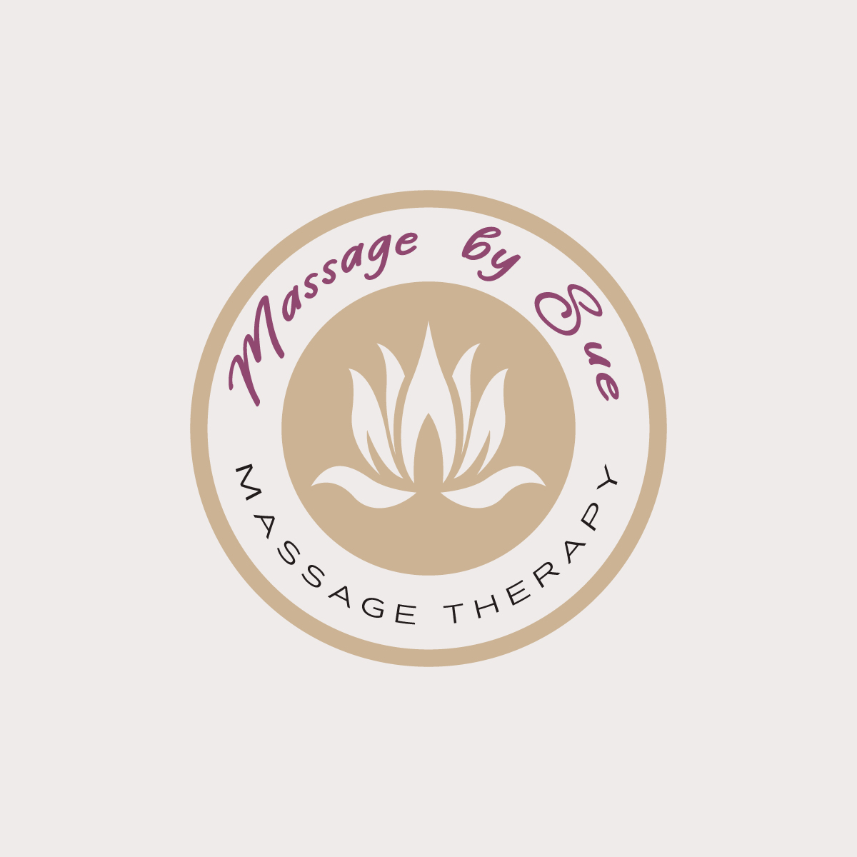 Logo Design by Tube light for Massage by Sue  | Design #34950537
