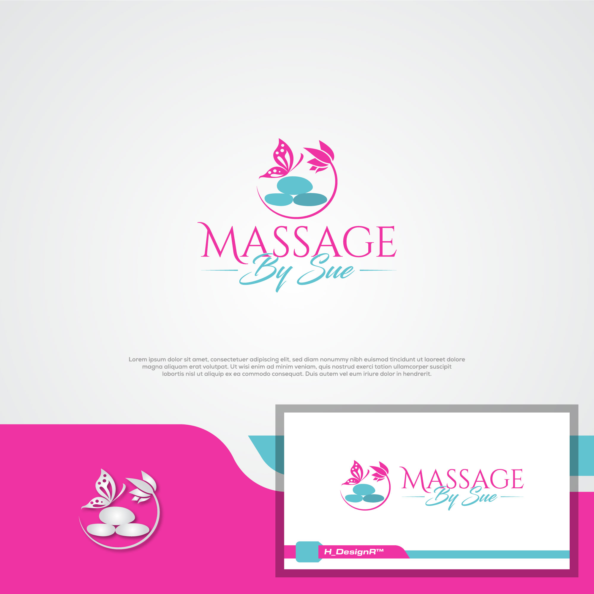 Logo Design by Pilot_DesignR™ for Massage by Sue  | Design #34932812