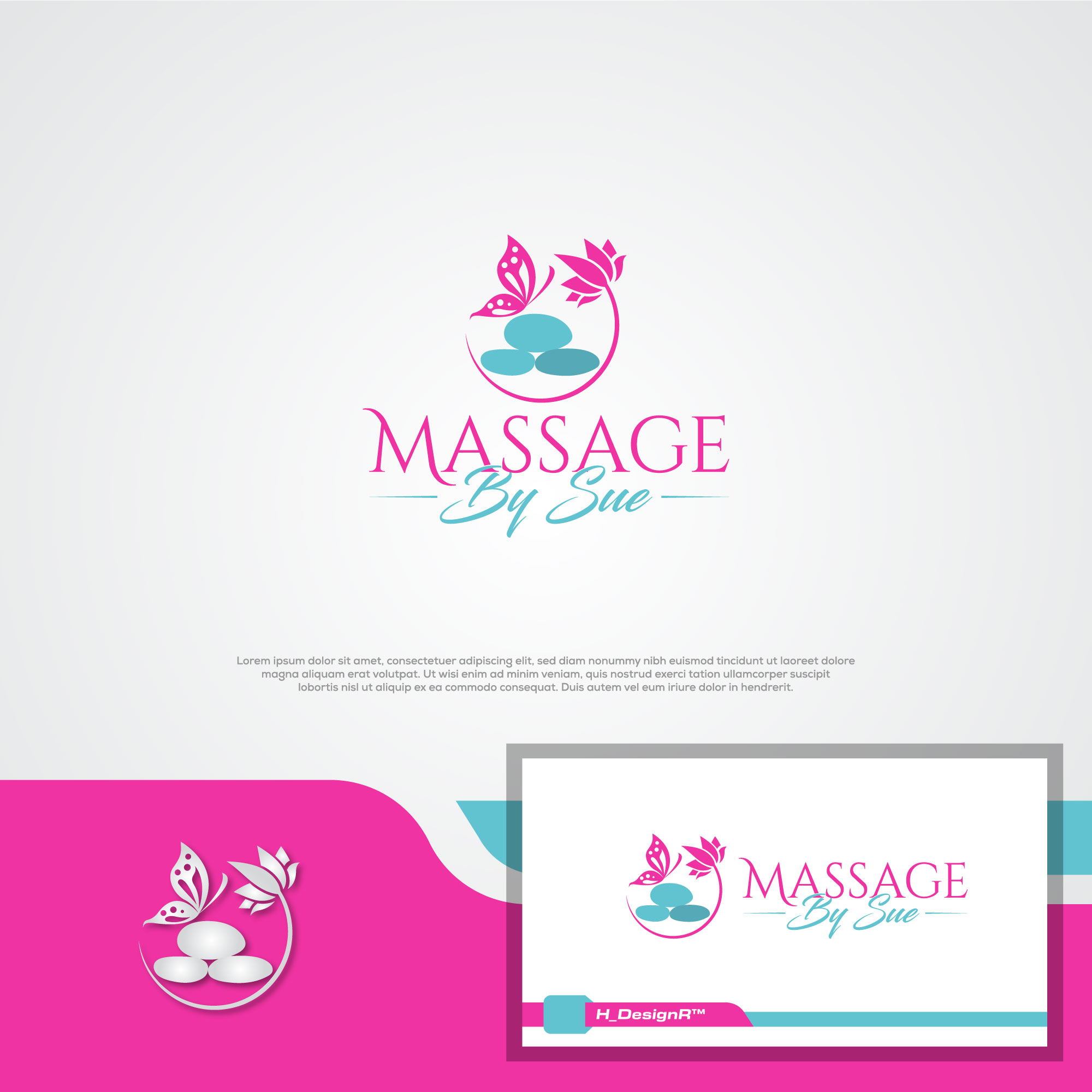 Logo Design by Pilot_DesignR™ for Massage by Sue  | Design #34932813