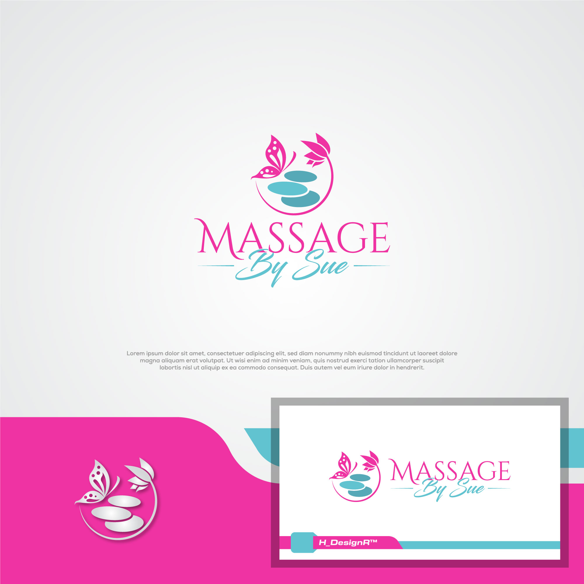Logo Design by Pilot_DesignR™ for Massage by Sue  | Design #34932814