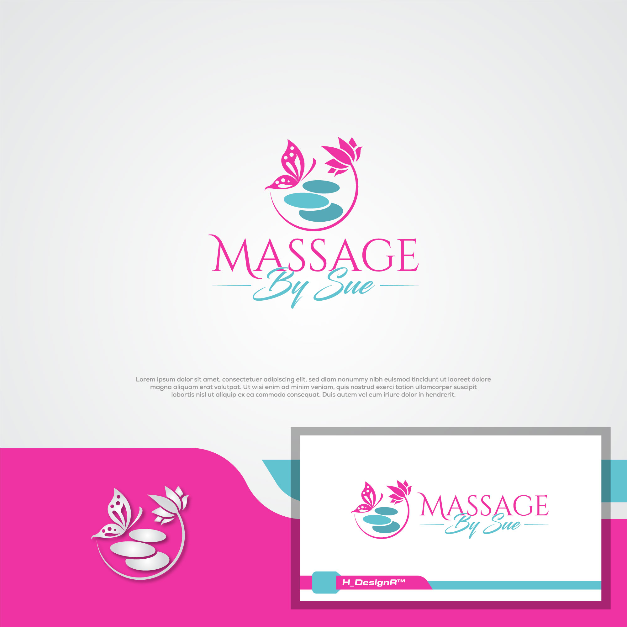 Logo Design by Pilot_DesignR™ for Massage by Sue  | Design #34932815