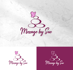 Logo Design by donoREBI for Massage by Sue  | Design: #34913532