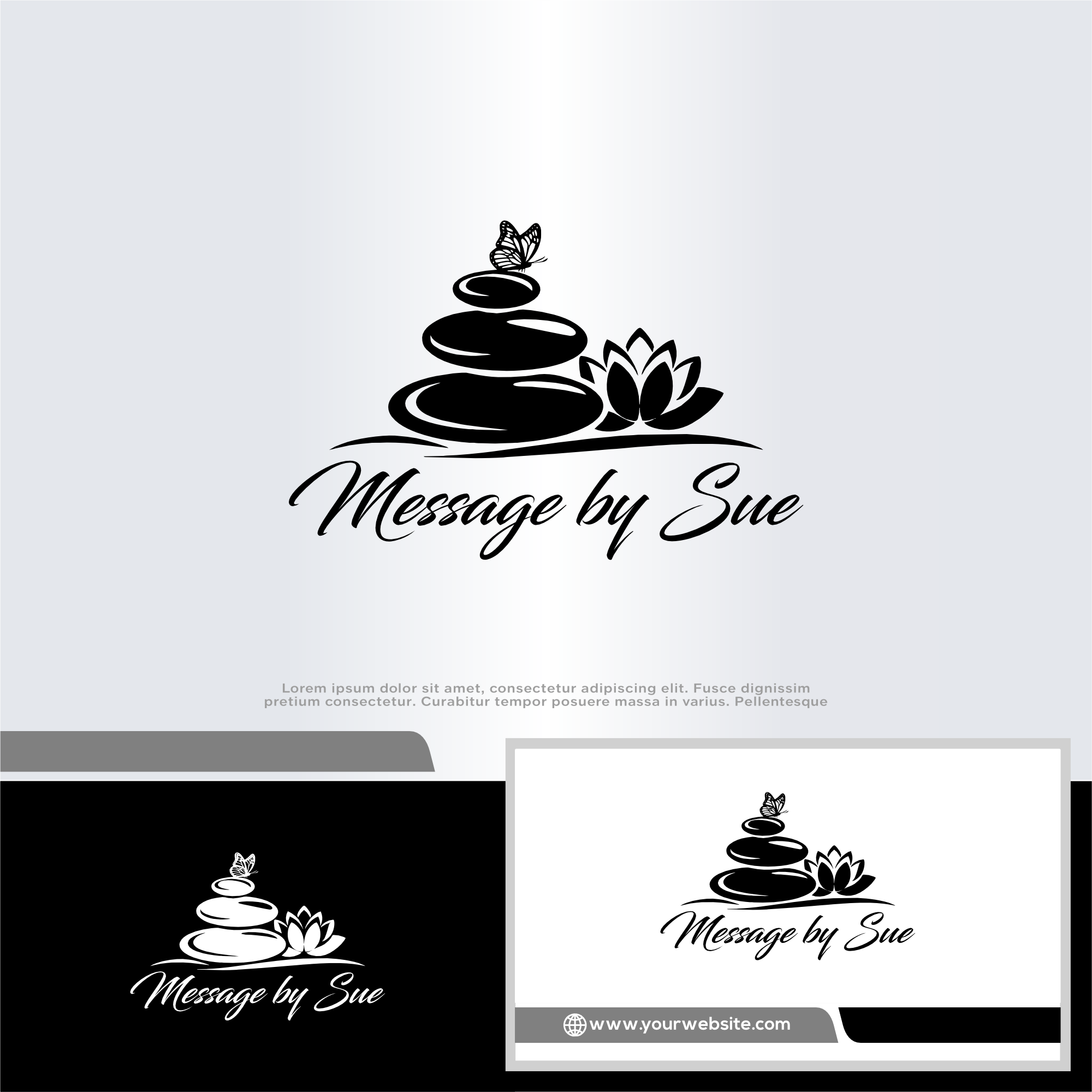 Logo-Design von win it für Massage by Sue  | Design #34917651