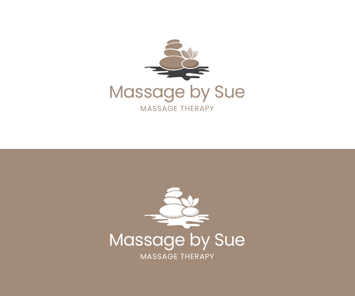 Logo Design by Bilo bee for Massage by Sue  | Design #34916400