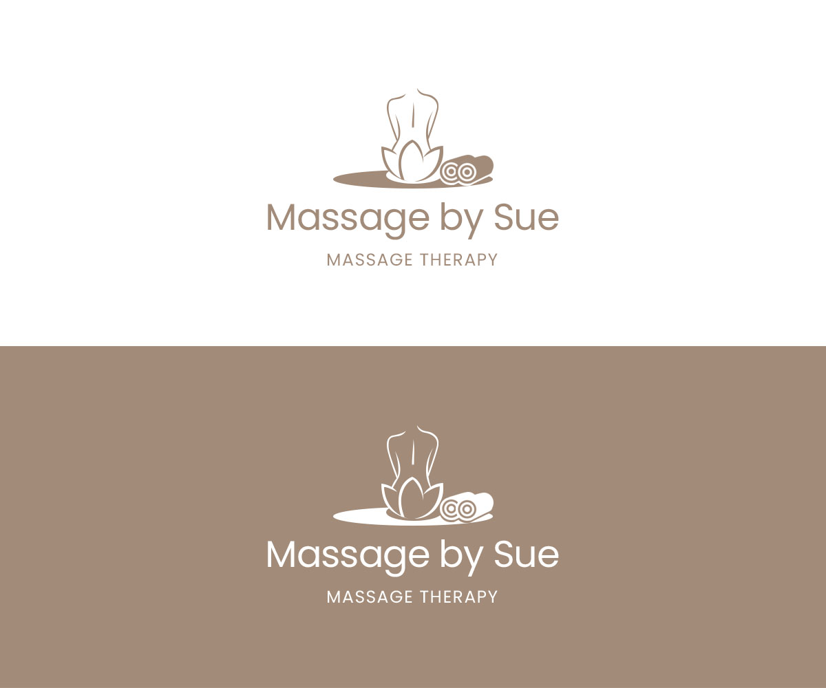 Logo Design by Bilo bee for Massage by Sue  | Design #34923107