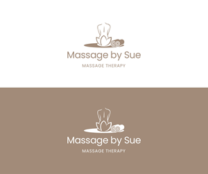 Logo Design by Bilo bee for Massage by Sue  | Design: #34923107