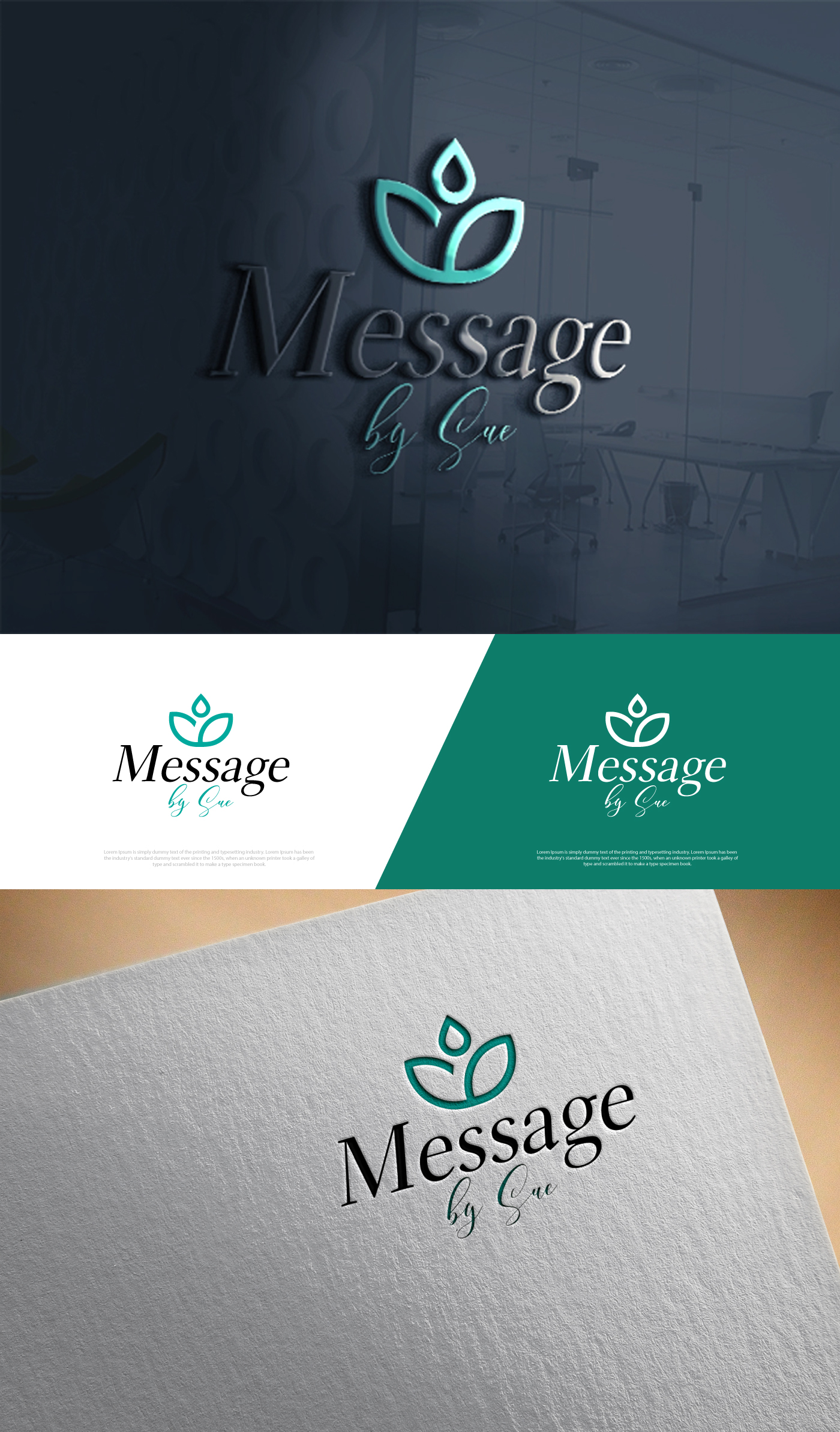 Logo Design by Cool-Designer for Massage by Sue  | Design #34924112